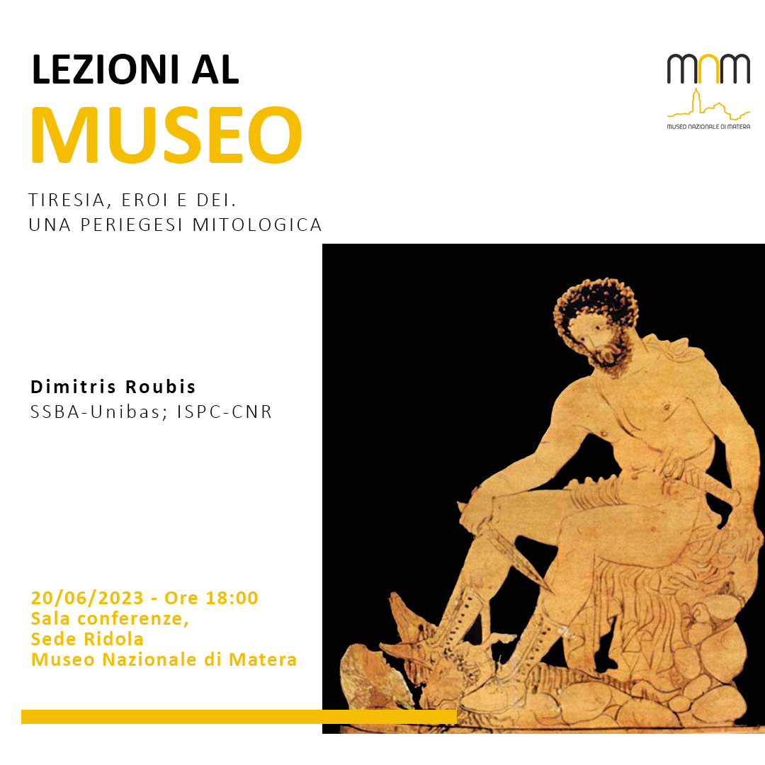 Lezioni al Museo – “Tiresia, eroi e dei. Una periegesi mitologica”